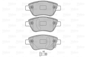 Bremseklosser sett, Framaksel, OPEL ADAM, CORSA D, CORSA D Skåp/halvkombi, VAUXHALL ADAM, 1605153, 1605226, 1605258, 1605353, 1605357, 1