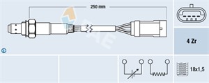 Lambdasonde, DACIA,RENAULT, 22690-00QAC, 77 00 103 504, 77 00 875 342, 7700875342