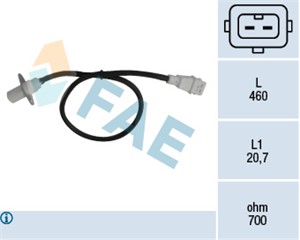 Turtallssensor, motormanagement, ALFA ROMEO,FIAT,FORD,LANCIA,RENAULT, 152732, 1639282, 1804, 26013813, 4460206, 50 00 288 407, 510734, 5