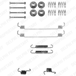 Tilbehørsett, bremsesko, Bakaksel, NISSAN KUBISTAR Skåp, RENAULT KANGOO, KANGOO Express, SANDERO/STEPWAY II