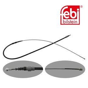 Kabel, parkeringsbremse, Bakre venstre, Høyre bak, SKODA ROOMSTER, ROOMSTER Praktik, 6Q7 609 721 E