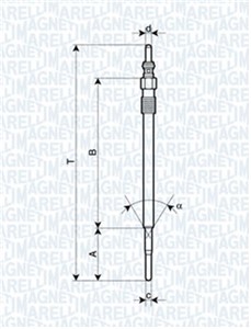 Glødeplugg, ALFA ROMEO,FIAT,JEEP,LANCIA,OPEL,SAAB,SUZUKI,VAUXHALL, 1214094, 1214334, 18550 79J81 000, 18550-79J81, 55200755, 55564162, 6