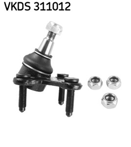 Bærekule, Framaksel høyre, Nede, AUDI,SEAT,SKODA,VW, 3C0 407 366 A, 3C0 407 366 B