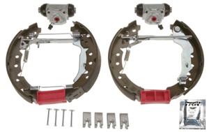 Bremsesko sett, Bak, Bakaksel, TOYOTA CARINA E VI, CARINA E Sedan VI, CARINA E Sportswagon VI, CORONA Sedan