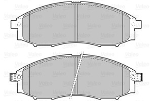 Bremseklosser sett, Framaksel, NISSAN NAVARA, NP300 PICKUP, PATHFINDER II, PICK UP, 410607Z025, 41060-7Z025, 410607Z026, 41060-7Z026, 41