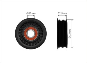 Strammerull, kilerem med ribber, FORD FIESTA IV, FIESTA Skåp/stor limousine, 1102823, 1114935, YS6E6A228BA, YS6E-6A228-BA, YS6E6A228CA,
