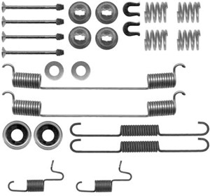 Tilbehørsett, bremsesko, Bakaksel, NISSAN PATHFINDER I, PICK UP, TERRANO I, TRADE Flak/chassi, TRADE Skåp, 41008-18000