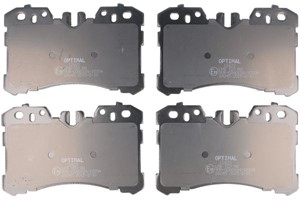 Bremseklosser sett, Framaksel, LEXUS LS, 04465-0W110, 04465-0W130, 04465-50260