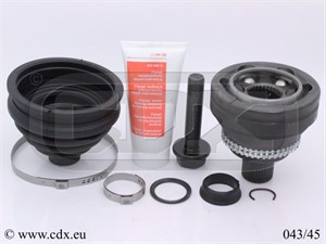 Leddsett, drivaksel, Framaksel, Hjulside, AUDI 100 C3 Sedan, 100 C4 Avant, 100 C4 Sedan, A6 C4, A6 C4 Avant, V8, 441407305B, 4A0407305G,