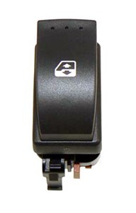 Bryter, vindusløfter, Foran høyre, OPEL VIVARO A Buss, VIVARO A Flak/chassi, VIVARO A Skåp, 44 08 721, 44 11 852, 91166602, 91167478