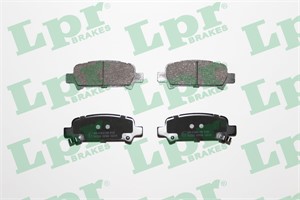 Bremseklosser sett, Bakaksel, SUBARU, 26696FA010, 26696FC002