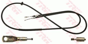 Kabel, parkeringsbremse, Bak, Foran, Senter, MERCEDES-BENZ VITO Buss [W638], VITO Skåp [W638], V-KLASS [638/2], 638 420 07 85, A 638 420