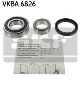 Hjullagersett, Bakaksel, SUZUKI IGNIS I, WAGON R+ Halvkombi, 08123-62067, 09262-30030, 09262-30103, MB 092185