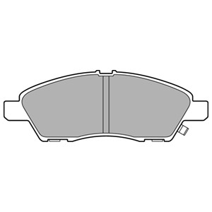 Bremseklosser sett, Framaksel, NISSAN TIIDA Halvkombi, TIIDA Sedan, D1060-1HL0B, D1060-ED500