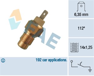 Temperaturbryter, kjøling, CITROËN,FORD,PEUGEOT, 0242.26, 0242.49, 0242.51, 50 01 864 549, 50 10 314 378, 6198827, 6590141, 74 85 137 85