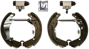 Bremsesko sett, Bak, OPEL AGILA, VAUXHALL AGILA Mk I