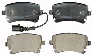 Bremseklosser sett, Bakaksel, VW, 7H0698451, 7H0698451B