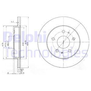 Bremseskive, Framaksel, DAIHATSU TERIOS, 43512-87402, 43512-87402-000