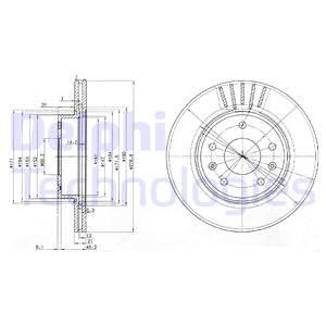 Bremseskive, Framaksel, LAND ROVER FREELANDER I, FREELANDER Soft Top I, SDB000080, SDB101070