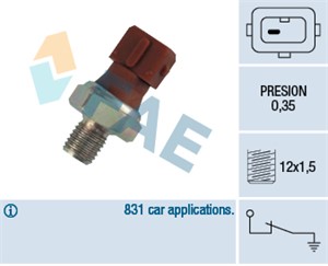 Oljetrykkbryter, BMW,HONDA,LAND ROVER,MG,MINI,OPEL,ROVER,VAUXHALL, 026 121 144 A, 026 121 144 E, 026 121 145 E, 026 121 145, 037 121 144
