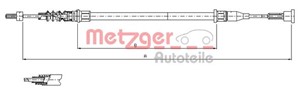 Kabel, parkeringsbremse, Bak, Høyre, OPEL CORSA C, TIGRA TwinTop, 09191574, 13138930, 522014