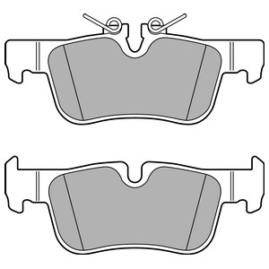 Bremseklosser sett, Bakaksel, BMW,MINI, 3420 6885 547, 34206885547, 3421 6859 917, 34216859917