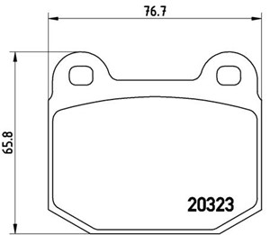 Bremseklosser sett, Framaksel, LOTUS 2 ELEVEN, ELISE, ELISE 340 R, EUROPA S, EXIGE, OPEL SPEEDSTER, VAUXHALL VX220 Cabriolet, 4801292, 4
