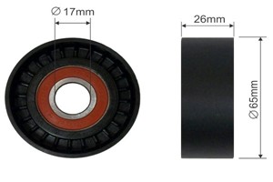 Strammerull, kilerem med ribber, ALFA ROMEO,CHEVROLET,FIAT,OPEL,SUZUKI,VAUXHALL, 1598 372, 1754085, 17540-85-E00, 468 191 460, 46819146,