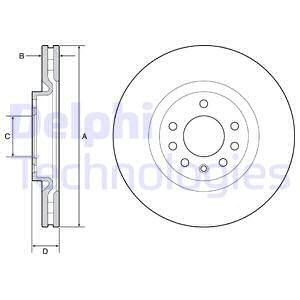 Bremseskive, Framaksel, OPEL CORSA D, 569084, 95509297