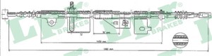 Kabel, parkeringsbremse, Bak, Høyre, NISSAN PRIMERA Traveller, 365309F000