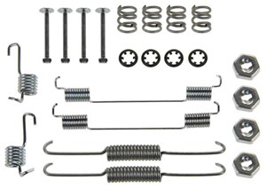 Tilbehørsett, bremsesko, Bakaksel, FORD FIESTA III, FIESTA Skåp/halvkombi, FIESTA Skåp/stor limousine, 6530674