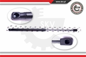 Pneumatisk fjær, motorpanser, Foran, AUDI A8 D2, 4D0823359F