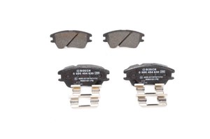 Bremseklosser sett, Framaksel, HYUNDAI ATOS, 58101 02A10, 58101 05A10, 58101 05A30