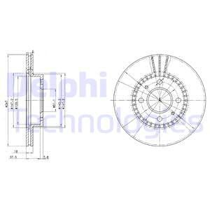 Bremseskive, Framaksel, NISSAN ALMERA I, ALMERA Hatchback I, 40206-0M801, 40206-0M802, 402068B710