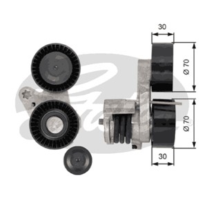 Strammerull, kilerem med ribber, BMW, 11287563927, 7563927