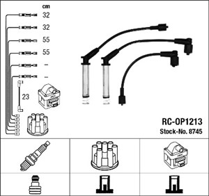 Tennledningssett, OPEL CALIBRA A, VECTRA A, VECTRA A Halvkombi, 1612558, 90 443 692