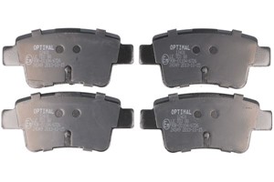 Bremseklosser sett, Bakaksel, ABARTH,FIAT,OPEL, 16 05 356, 77363959, 93 189 823