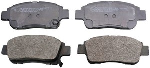 Bremseklosser sett, Framaksel, TOYOTA YARIS, 04465 0W050, 04465 0W080, 04465 12581, 04465 13020, 04465 13050, 04465 17100, 04465 17101,