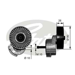 Strammerull, kilerem med ribber, CHRYSLER VOYAGER II, VOYAGER / GRAND VOYAGER III, DODGE CARAVAN, PLYMOUTH VOYAGER / GRAND VOYAGER, 0453