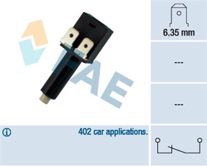Bremselysbryter, FORD,MAZDA,MERCEDES-BENZ,OPEL,VOLVO, 001 545 07 09, 04313-32010, 1374390, 1604918, 166 200 03 20, 166 200 04 20, 166 20