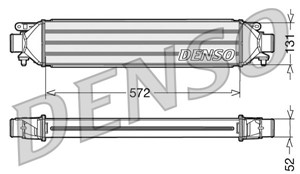 Ladeluftkjøler, ABARTH,ALFA ROMEO,FIAT,LANCIA, 51783791, 51833106, 55700635