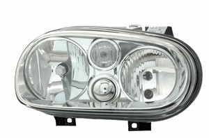 Frontlykt, Høyre, VW GOLF IV, GOLF Cabriolet IV, GOLF Variant IV, 1J1941018B, 1J1941018F
