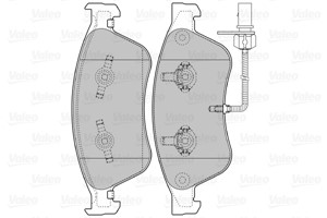 Bremseklosser sett, Framaksel, AUDI A6 C6, A6 C6 Avant, A8 D2, A8 D3, VW PHAETON, 4D0698151AB, 4E0698151, 4E0698151A, 4E0698151E, 4E0698