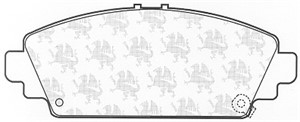 Bremseklosser sett, Framaksel, HONDA ACCORD VI, CIVIC Hatchback VII, 45022-S1A-E61, 45022-S1A-E62, 45022-S1A-E63, 45022-SF6-E50