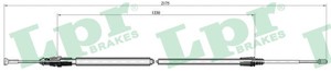 Kabel, parkeringsbremse, Bak, Høyre, Venstre, PEUGEOT 407, 407 Coupé, 407 SW, 4745X4