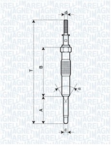 Glødeplugg, HYUNDAI,KIA, 36710 27000, 36710 27010