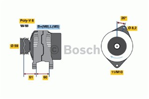 Dynamo, CITROËN,FIAT,PEUGEOT, 500 3712 44, 5702 C0, 5702 C1, 5705 AF, 5705 EV