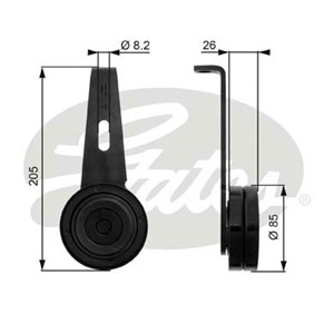 Strammerull, kilerem med ribber, CITROËN,PEUGEOT, 3533986CA0, 5751.15, 5751.38, 575115, 96074514, 9607451480, 9627860780