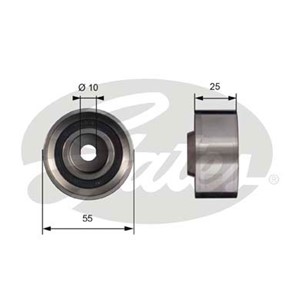Styrerulle-kilerem tannrem, HYUNDAI,KIA, 2481026010, 2481026020