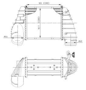 Ladeluftkjøler, AUDI A3, TT, TT Roadster, SEAT LEON, 8L9145806B